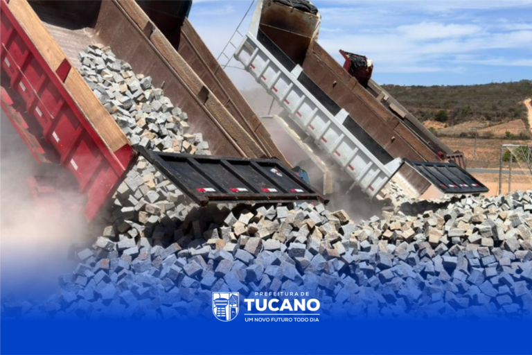 Prefeitura de Tucano inicia 2025 com obras de calçamento no povoado de Tucano de Fora